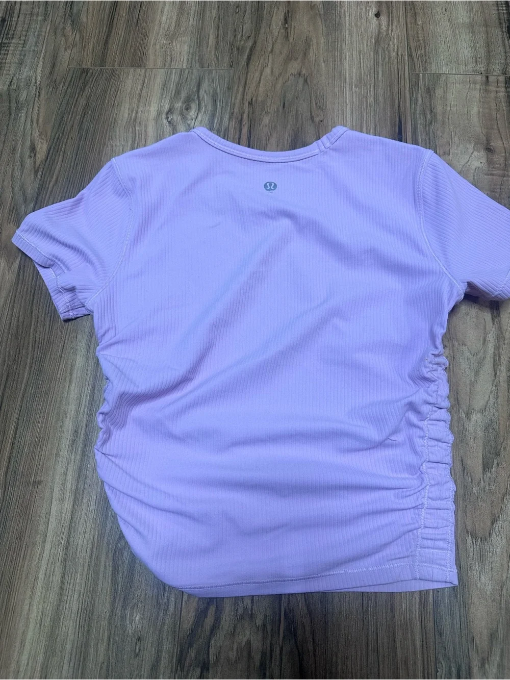 lululemon athletica Lilac Ribbed Short-Sleeve Tee for Kids